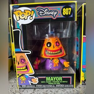 Nightmare Before Christmas Mayor Funko Pop - Black Light Edition